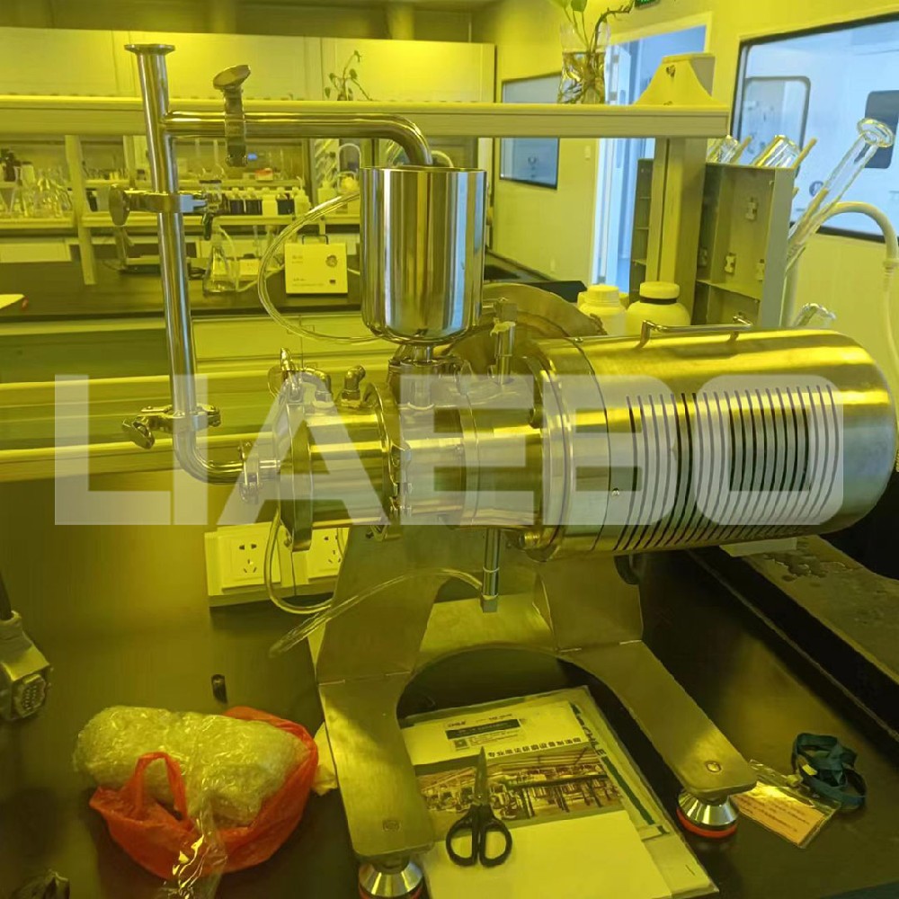 廣東某科技公司0.2L實(shí)驗(yàn)室砂磨機(jī)調(diào)試成功