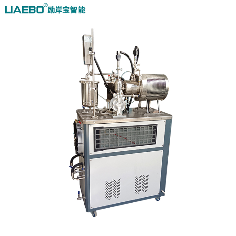 1L小型實驗室陶瓷納米砂磨機(jī)成套系統(tǒng)