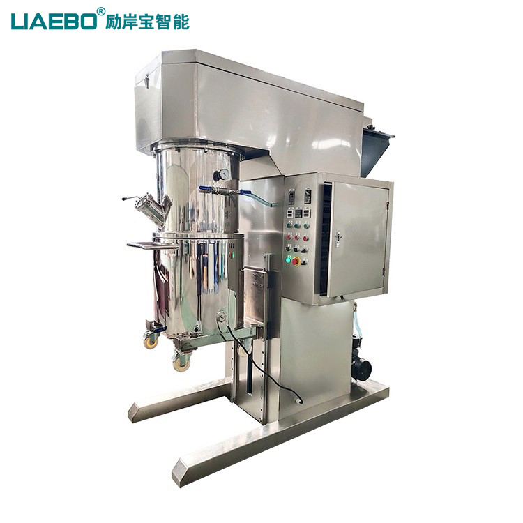 100L雙行星攪拌機(jī)及配套設(shè)備壓料機(jī)