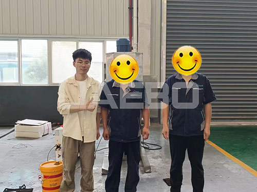 西安某公司行星攪拌機項目調(diào)試成功