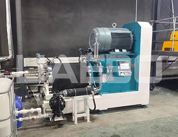 湖南某新材料科技有限公司4臺(tái)砂磨機(jī)調(diào)試成功